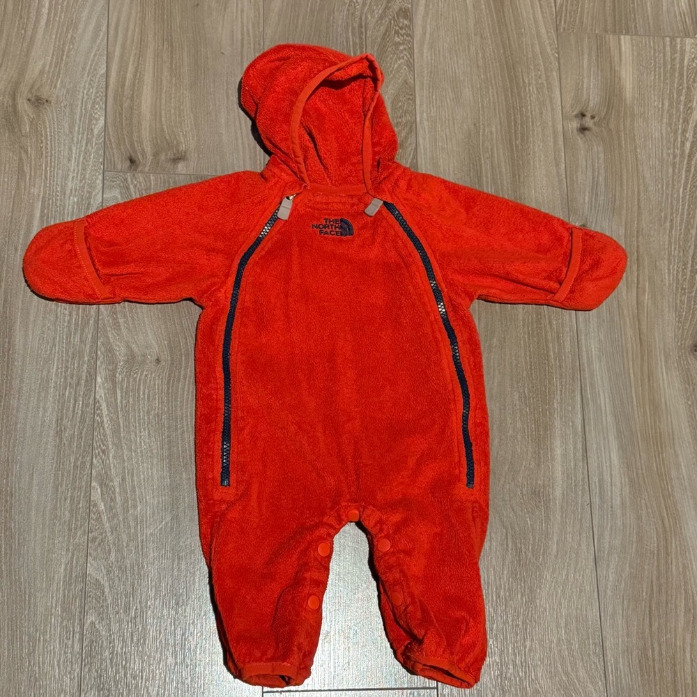 North face fleece bunting